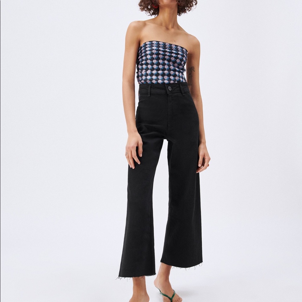 euc zara marine straight jean🖤